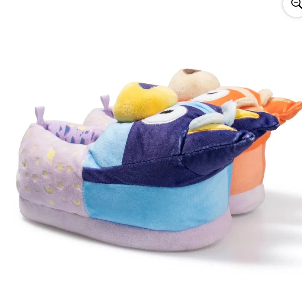 Bluey Toddler Girl Glow in The Dark Slipper 7-8